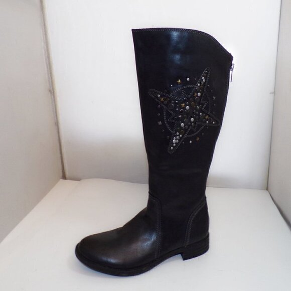 BUSSOLA Anthropologie Star Studded Riding Boots sz 38 7.5 NEW - Picture 2 of 10